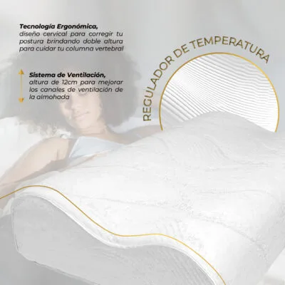 Almohada Confort Cervical en Memory
