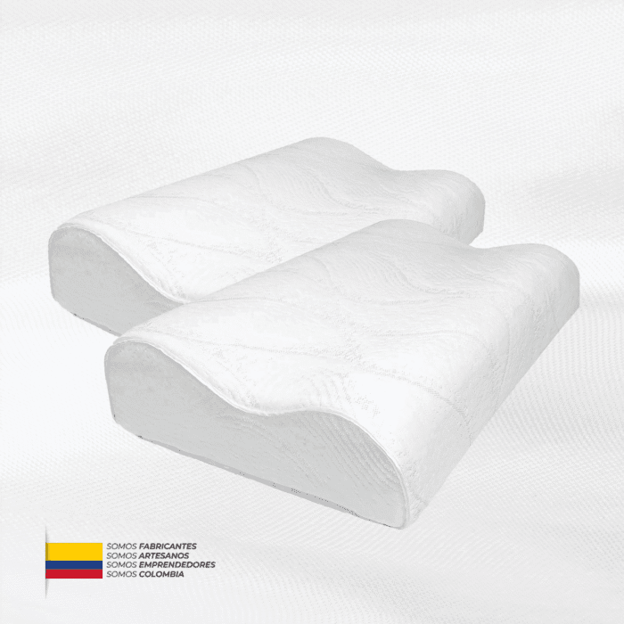 Set X2 Almohadas Confort Cervicales en Memory