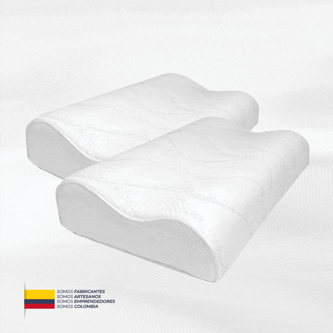 Set X2 Almohadas Confort Cervicales en Memory