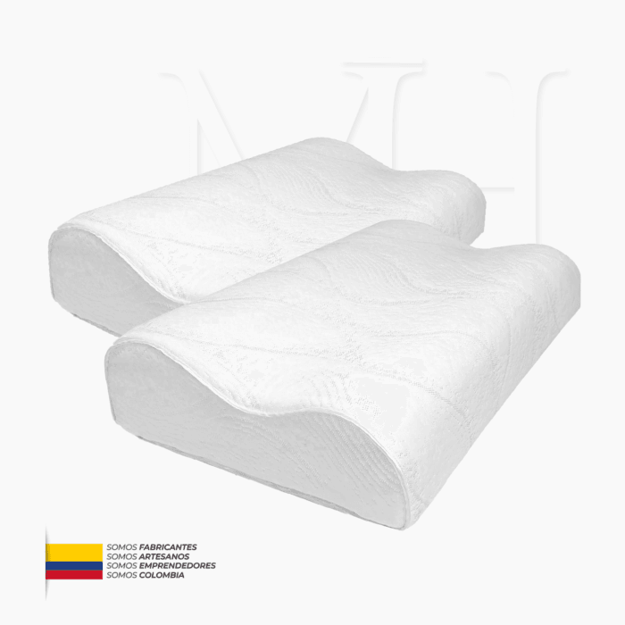 Set X2 Almohadas Confort Cervicales en Memory