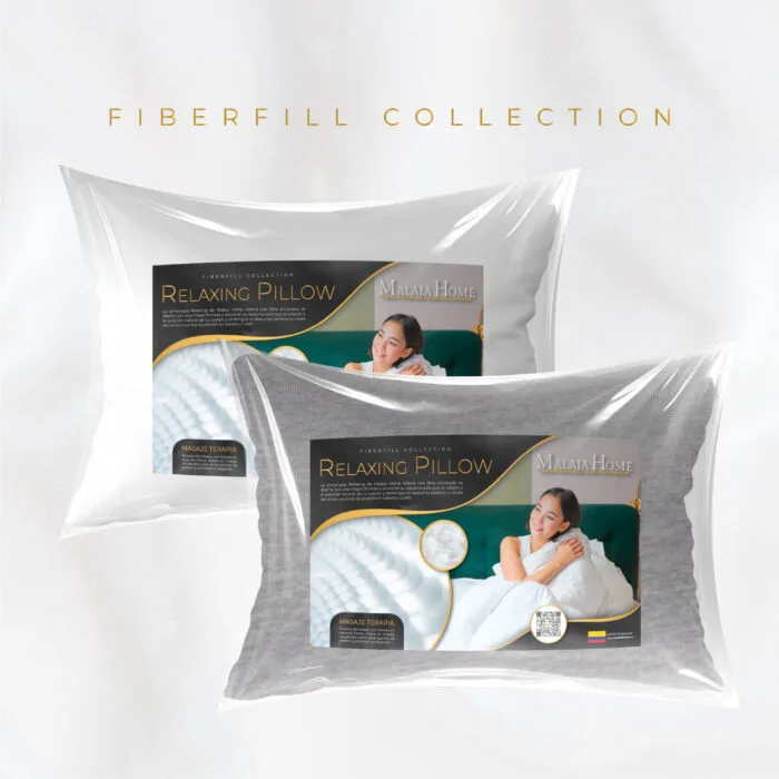 Set x2 Almohadas 70x50 con Sistema de Masaje Terapia - Relaxing Pillow