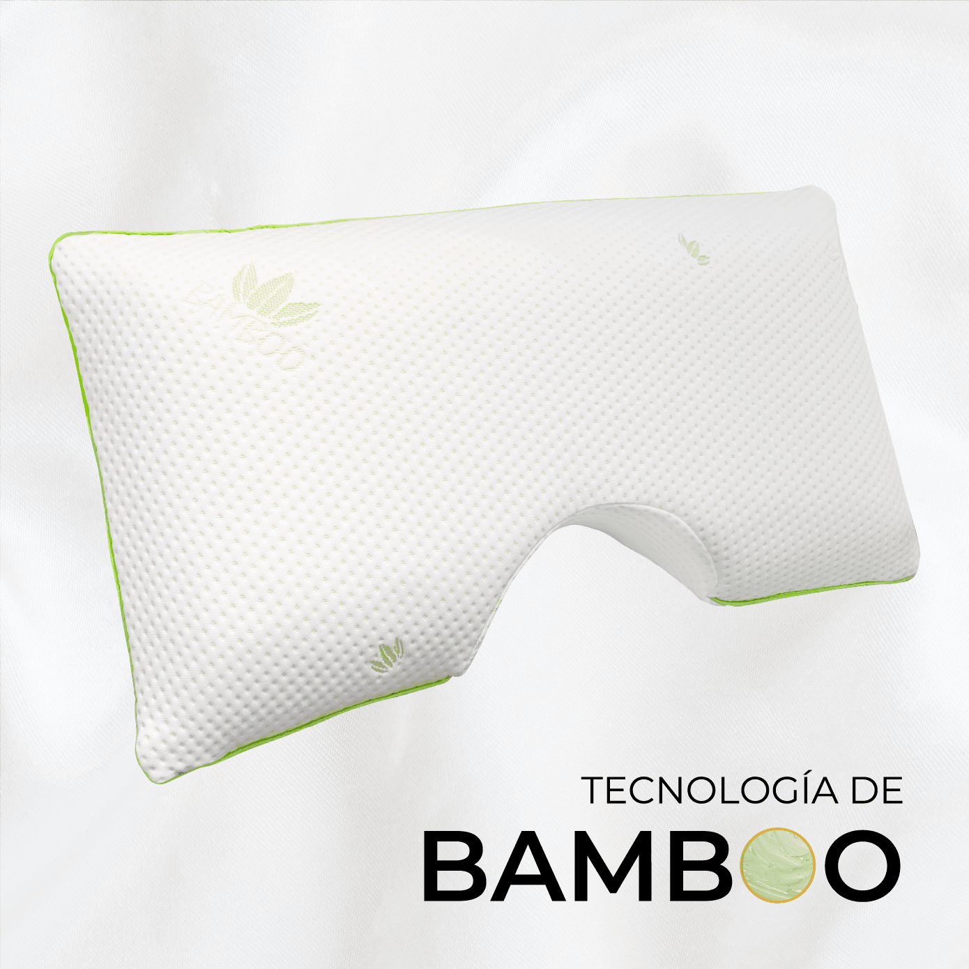 ALMOHADA PARA DORMIR DE LADO BAMBU EN MEMORY
