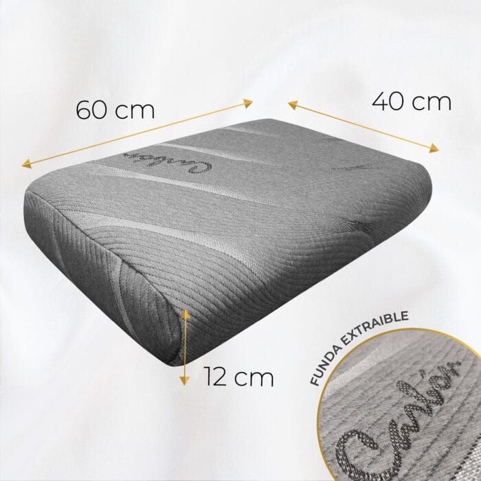 Set x2 Almohadas Denver Tech Carbón - Almohada modular - Imagen 4