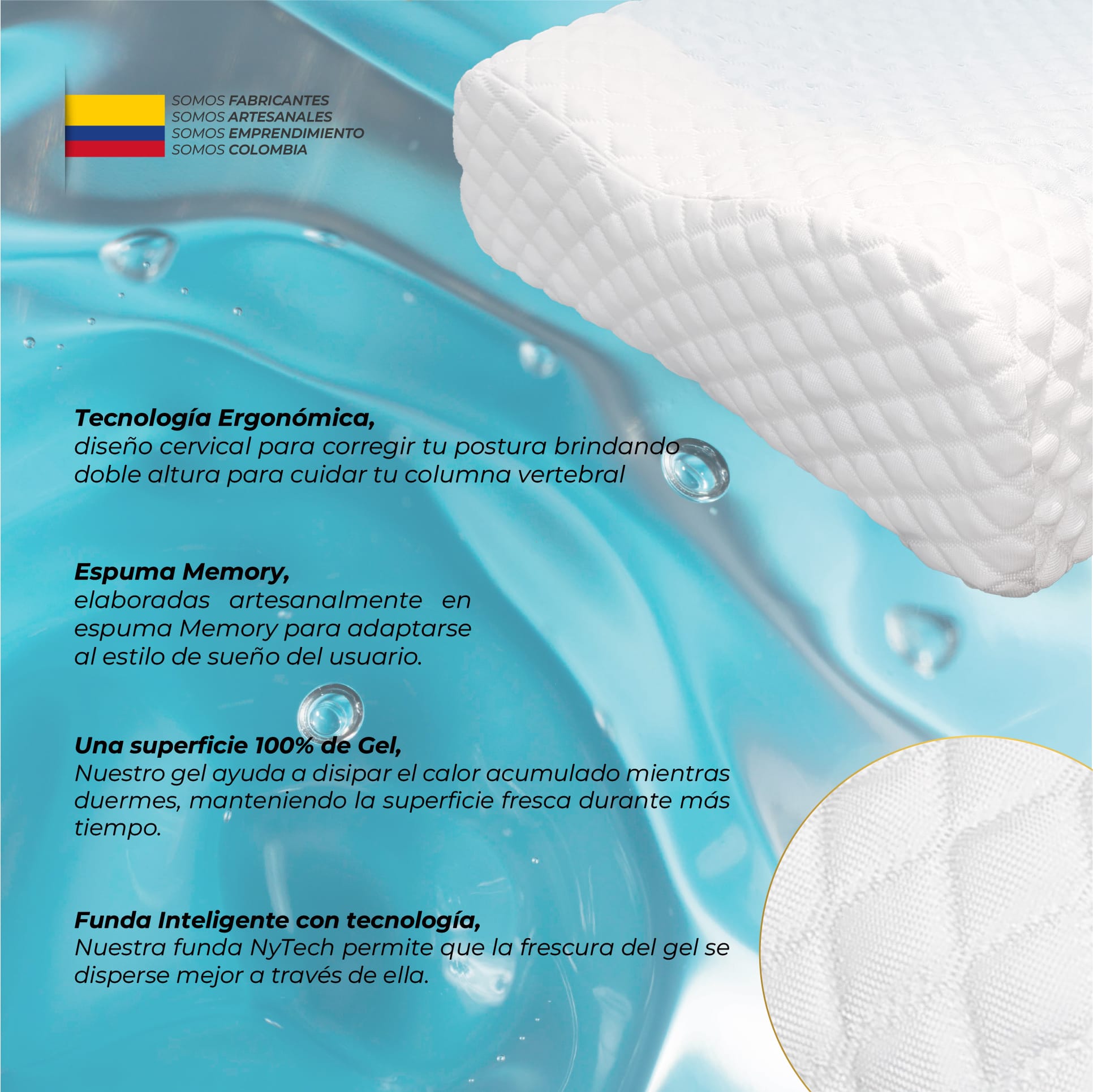 ALMOHADA DE GEL COFORT ARCTIC
