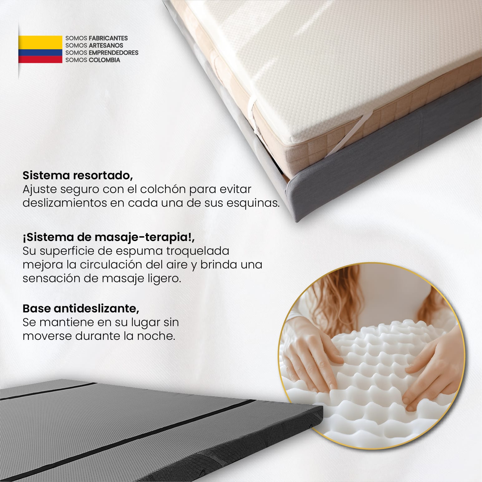 TOPPER SUE ALTA FIRMEZA DE MALAIA HOME