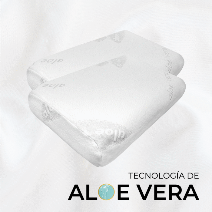Set x2 Almohadas Denver Tech Aloe Vera - Almohada modular