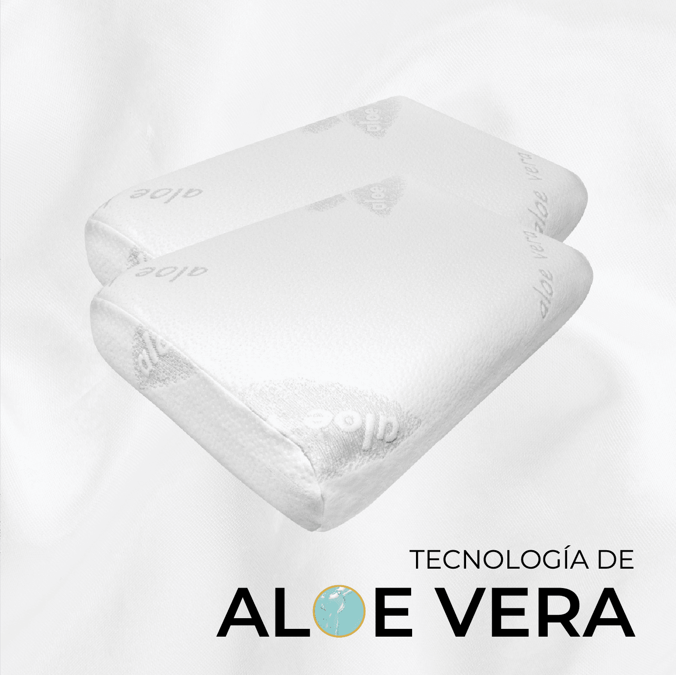 Set x2 Almohadas Denver Tech Aloe Vera - Almohada modular