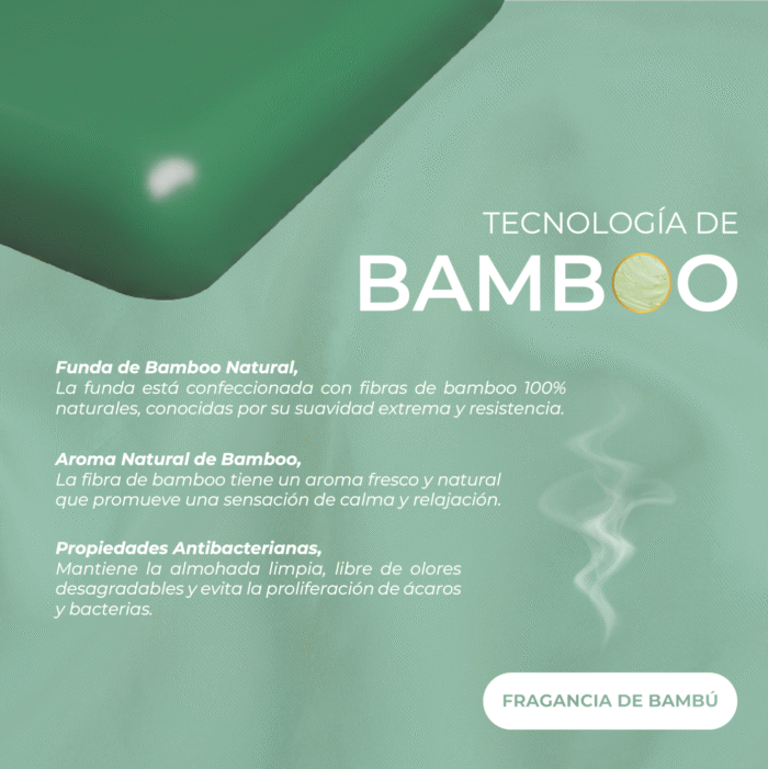 Almohada Denver Tech Bambú - Almohada modular - Imagen 2