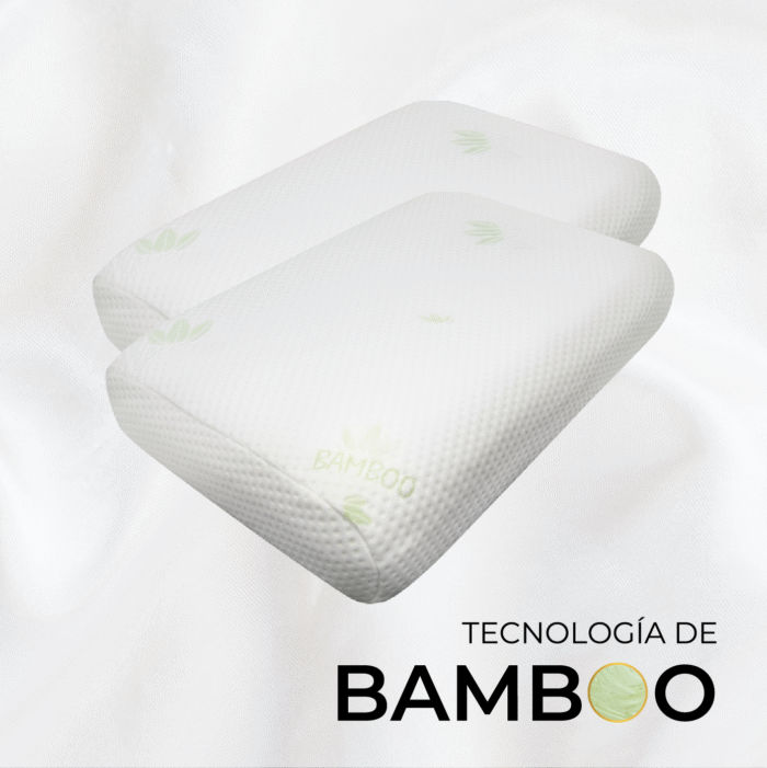 Set x2 Almohadas Denver Tech Bambú - Almohada modular