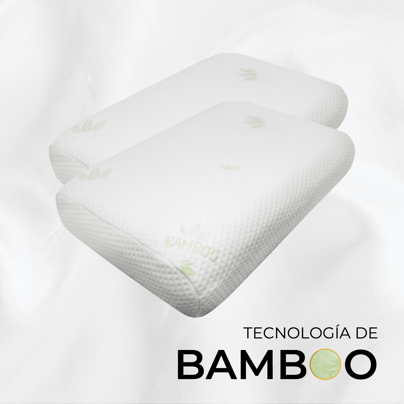 Set x2 Almohadas Denver Tech Bambú - Almohada modular