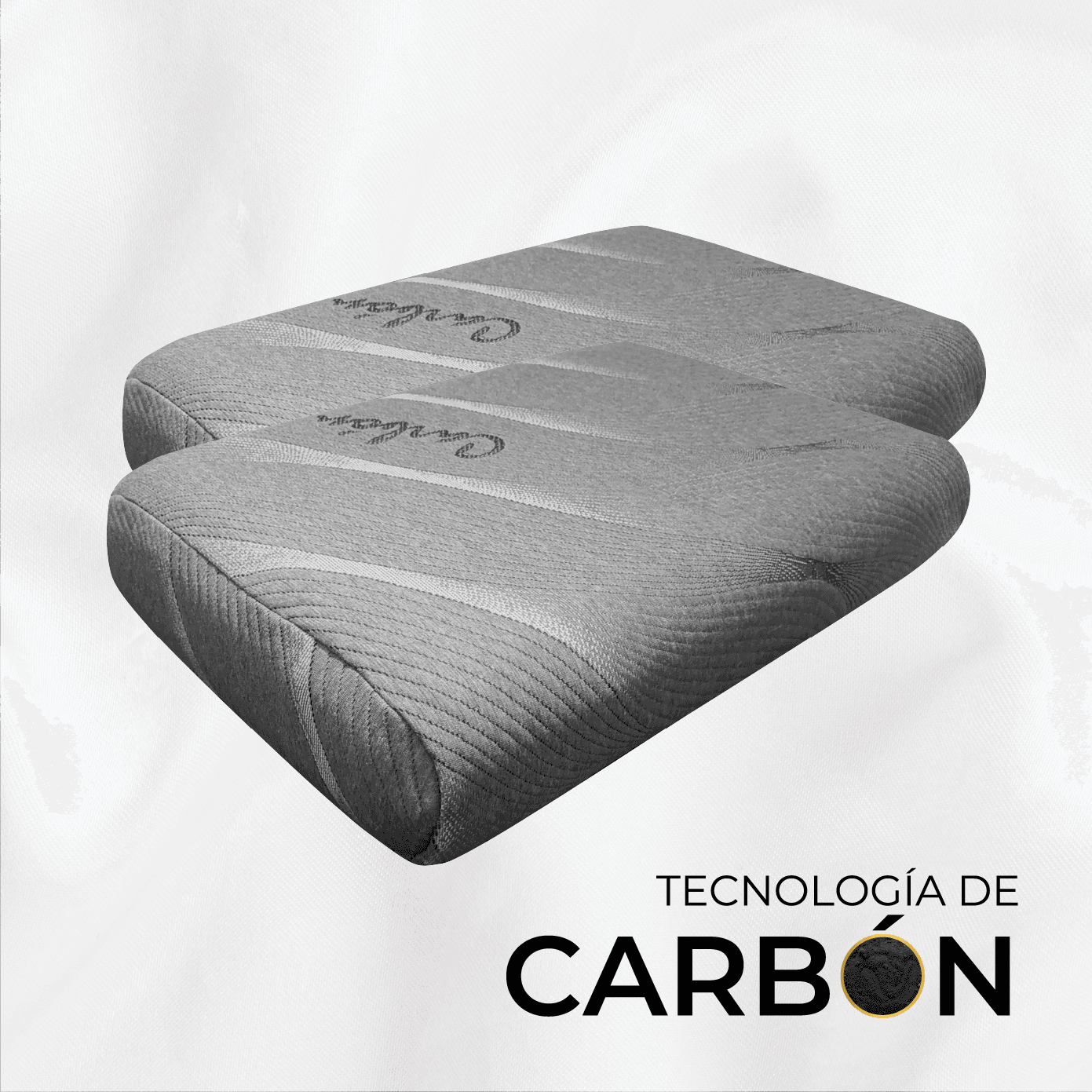 Set x2 Almohadas Denver Tech Carbón - Almohada modular